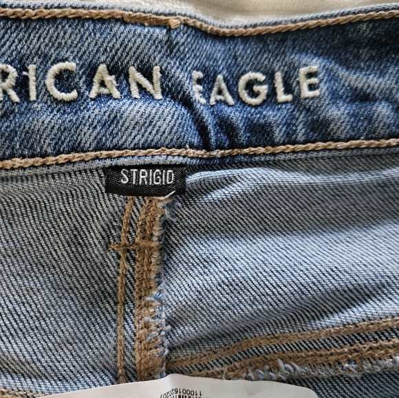 American Eagle Women's Blue Distressed Jeans Size 0 - Picture 6 of 16